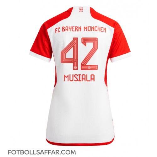 Bayern Munich Jamal Musiala #42 Hemmatröja Dam 2023-24 Kortärmad